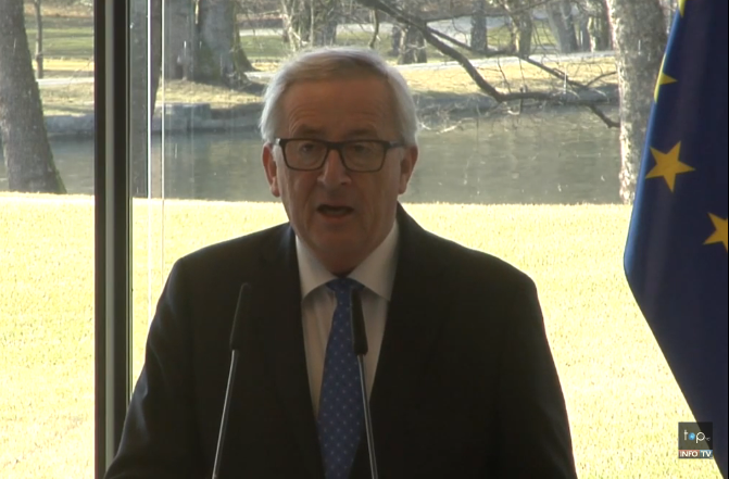 Juncker zažugal Hrvatom: Arbitražo bo treba spoštovati!