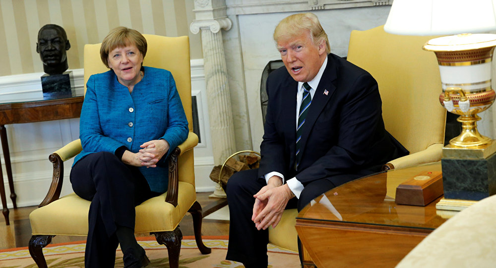 Trump zahteva od Merklove, da Nemčija plača 375 milijard dolarjev za usluge NATO!
