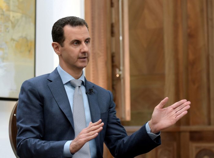 Prvi Asadov intervju po ameriškem napadu na Sirijo: Američani in teroristi so si izmislili zgodbo o kemičnem napadu
