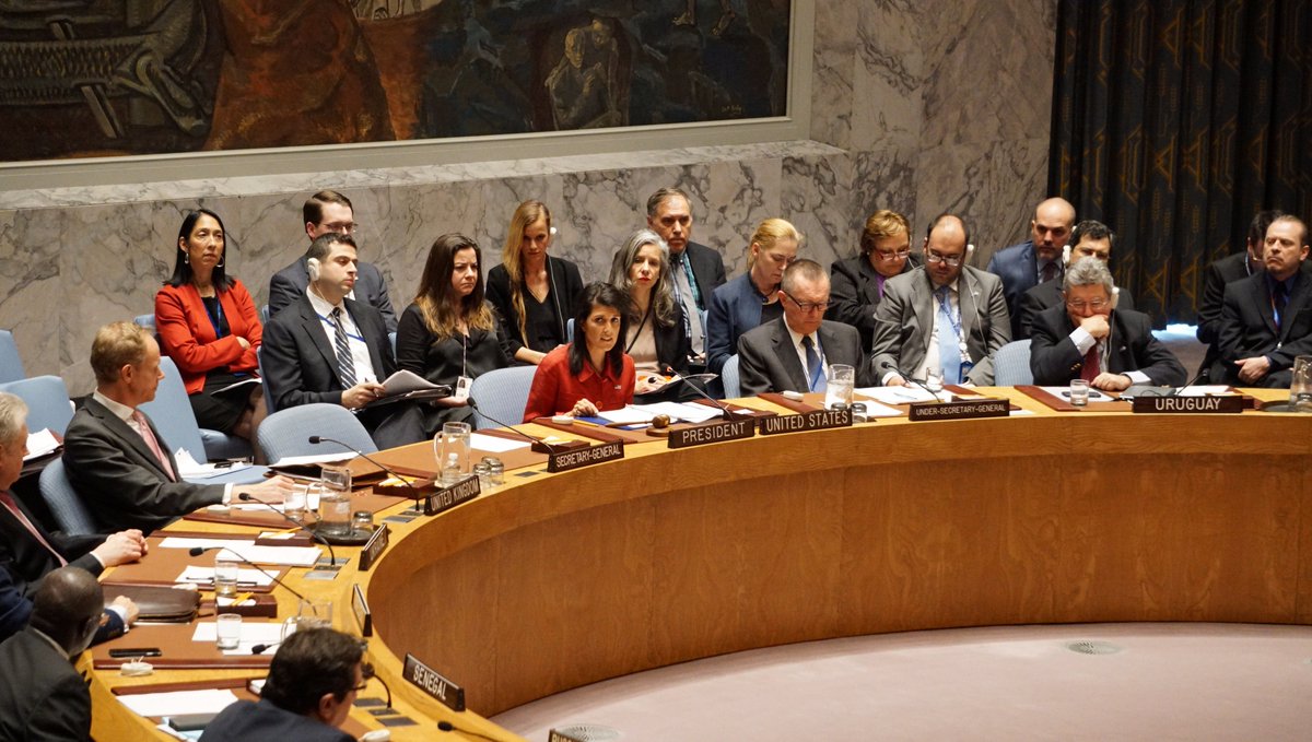 Za ZDA je OZN samo statist opazovalec, ko gre za napade na Srirjo, Libijo, Haiti, ZRJ,..