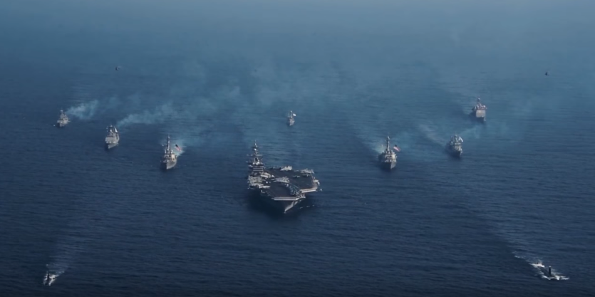 Jurišna skupina vojaškega ladjevja ZDA se približuje Severni Koreji
