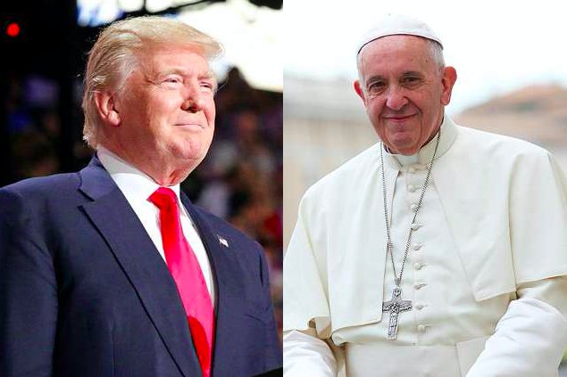 Papež Frančišek: Ne bom prepričeval Trumpa, da omili stališče do migrantov!