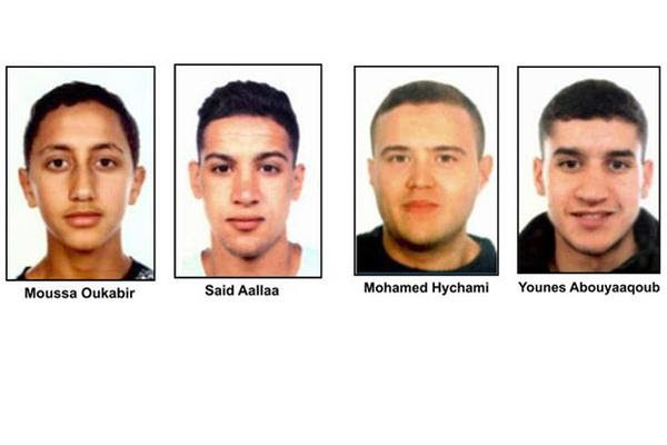 To je četverica teroristov, ki so izvedli napad v Barceloni: Najmlajši je imel samo 17, najstarejši pa 24 let!