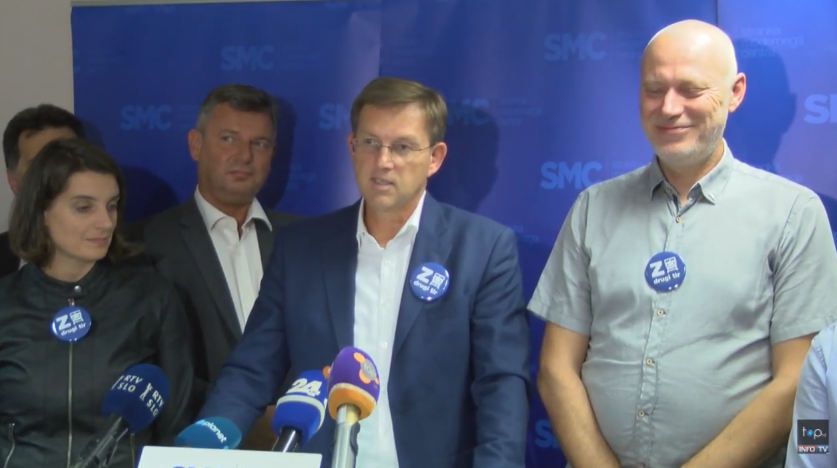 (VIDEO) Delovni posvet SMC: neuradno je na kandidaturo za predsedniške volitve pristala ministrica Makovec Brenčič