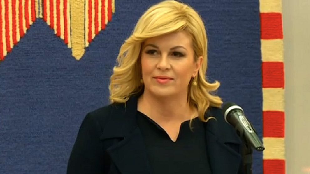 Hrvaška predsednica Kolinda Grabar-Kitarović vse bolj priljubljena: ima največjo podporo v zadnjih dveh letih