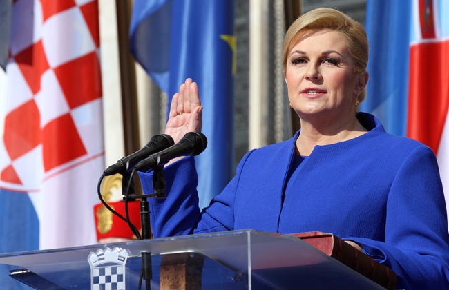 Associated press uvrstil hrvaško predsednico Kolindo v ekstremno desnico