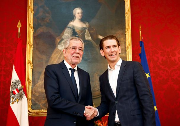 Dunaj želi tesnejše odnose s Pekingom: Predsednik Avstrije Van der Bellen s kanclerjem Kurzem in več kot polovico avstrijske vlade odpotoval z najštevilčnejšo gospodarsko delegacijo doslej na Kitajsko