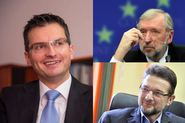Dimitrij Rupel in Ivan Štuhec nad Marjana Šarca – Ker sestavlja koalicijo ga obtožujeta državnega udara