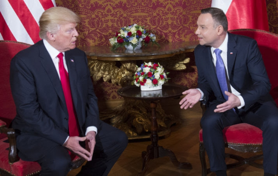 Trumpova hladna prha za Poljsko: Nisem za Severni tok 2, vendar ne bom oviral njegove gradnje!
