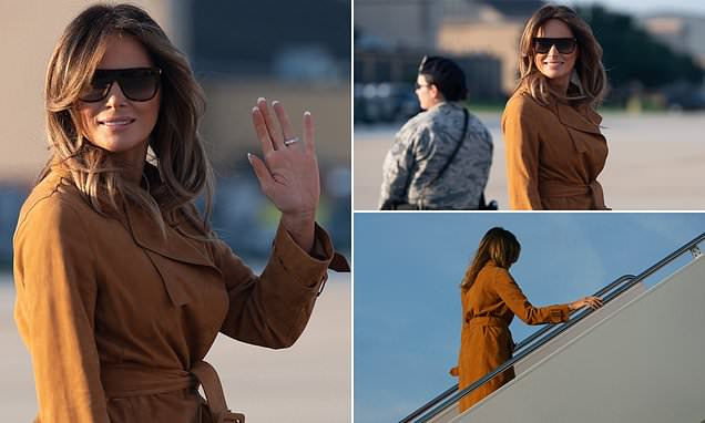 Melania Trump na prvi samostojni turneji: Soproga pustila samega v predvolilni kampanji v ZDA