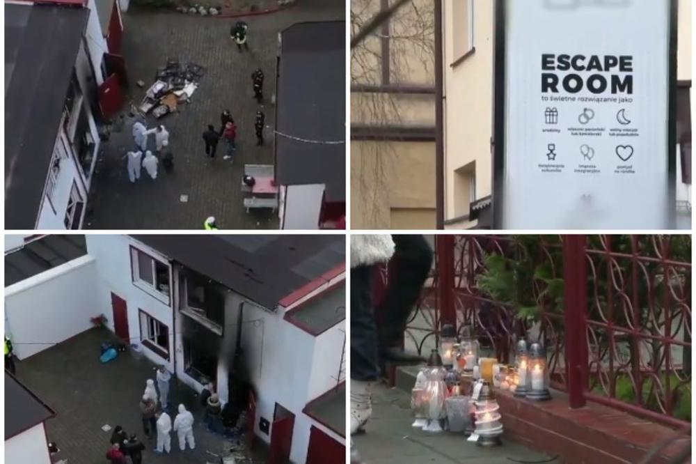 (VIDEO) Nove podrobnosti ognjene groze v “escape roomu”: Poljske najstnice zgorele zaradi enega razloga