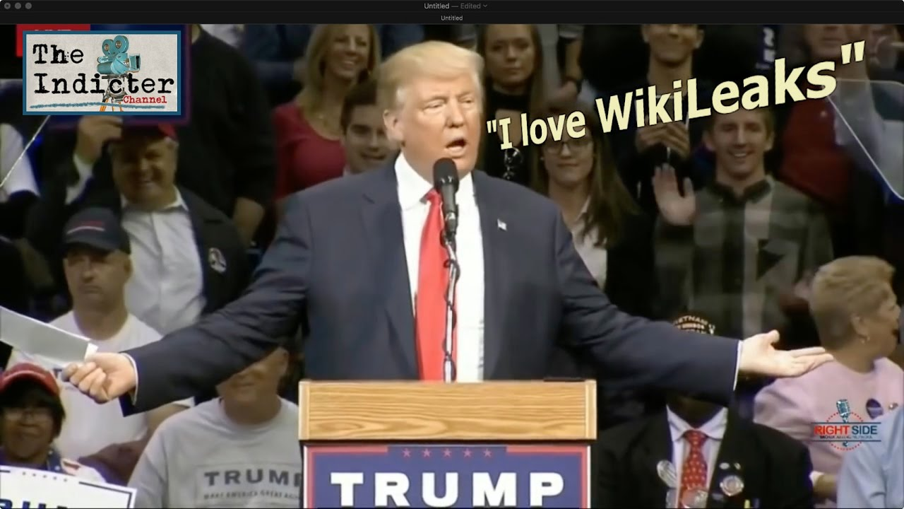 (VIDEO) Trump izjavil, da ne ve ničesar o Assangeu in Wikileaksu. Poglejte, kako ga je hvalil leta 2016!