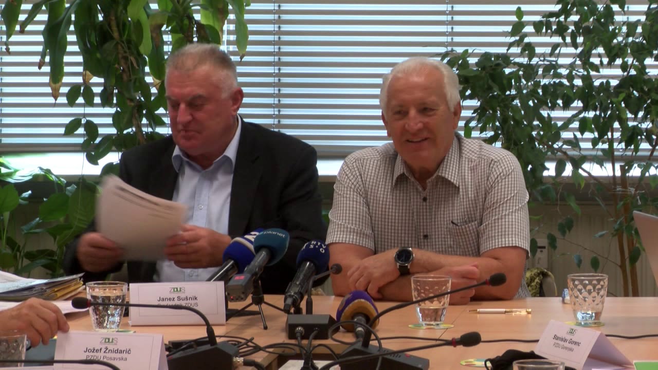 (VIDEO) Ko se med sabo “počijo” upokojenci – V spor med upokojenskima liderjema Janezom Sušnikom in Marjanom Sedmakom vmešan tudi župan Zoran Janković