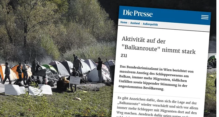 Avstrijci opozarjajo: Balkanska migrantska pot vse bolj aktivna in nevarna
