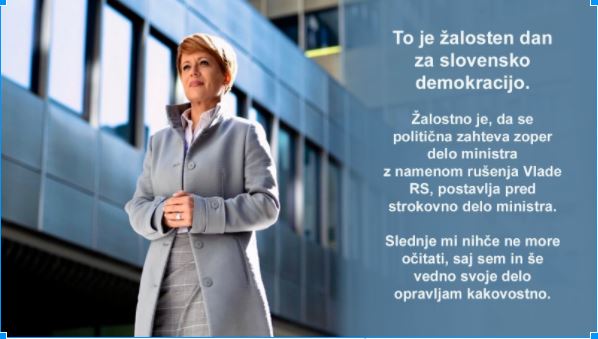 Pivčeva: “To je žalosten dan za slovensko demokracijo”- Pivčeva še meni, da ima veliko podporo v bazi DeSUS in da obstaja velika verjetnost za njeno ponovno zmago na kongresu