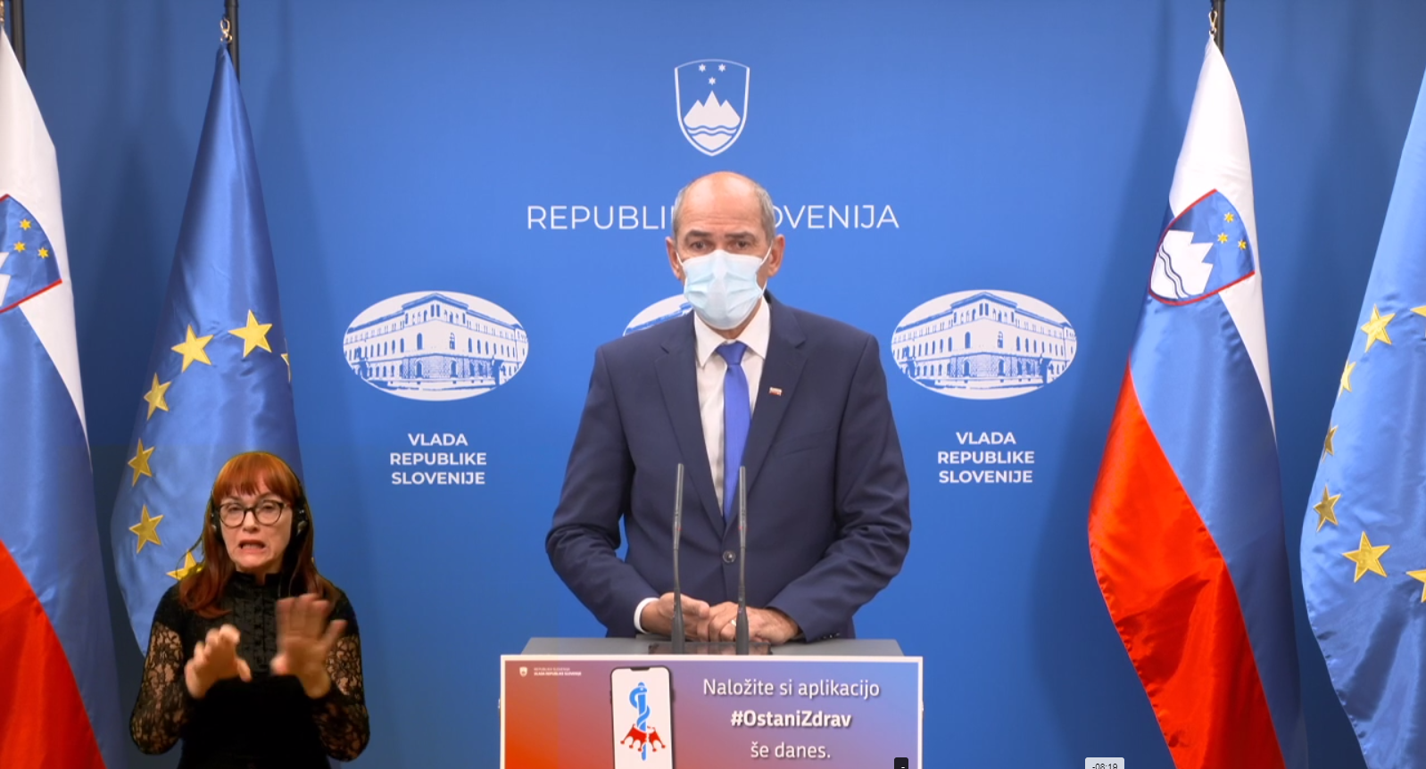 (VIDEO) Janez Janša po seji vlade na Brdu: Od petka omejitev gibanja med ‘rdečimi’ regijami