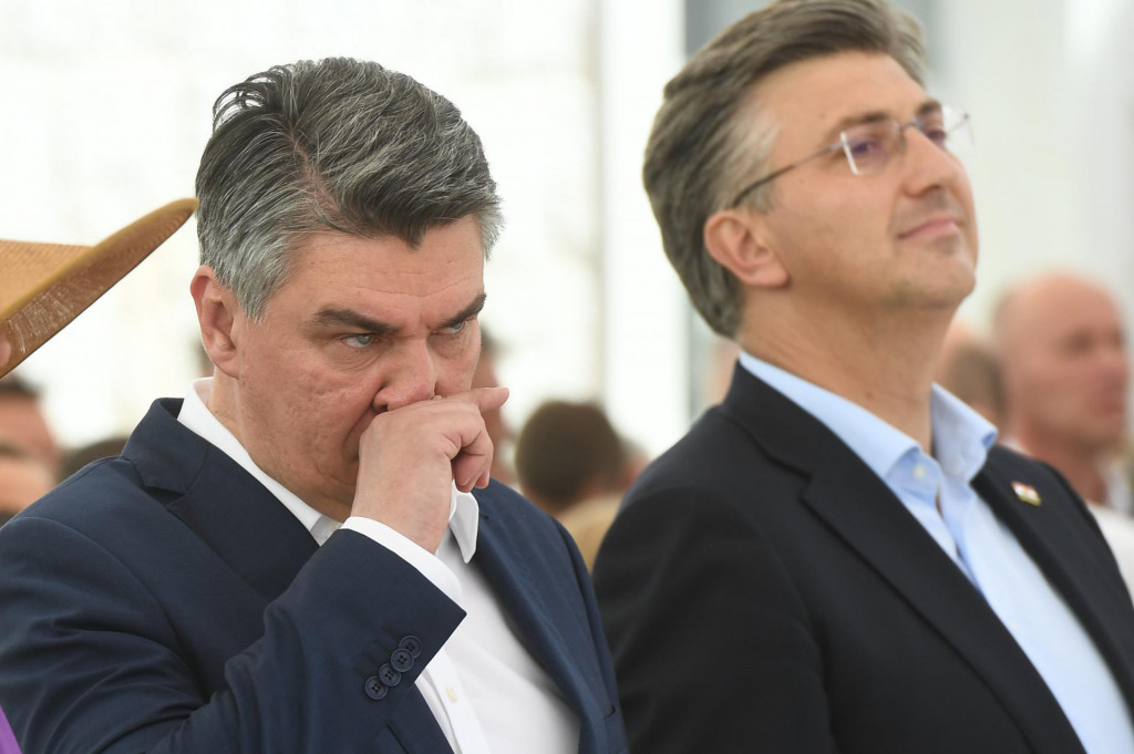 “NIMAM DENARJA ZA KOKAIN” – Nadaljevanje hrvaškega političnega šova: Plenković Milanoviću dejal, da je šmrkavec, predsednik mu ni ostal dolžan