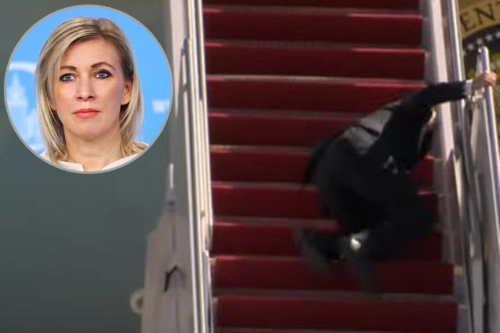 (VIDEO) Zaharova o Bidnovem padcu po stopnicah: Pravijo, da je bil veter, čudno, da niso bili ruski hekerji!