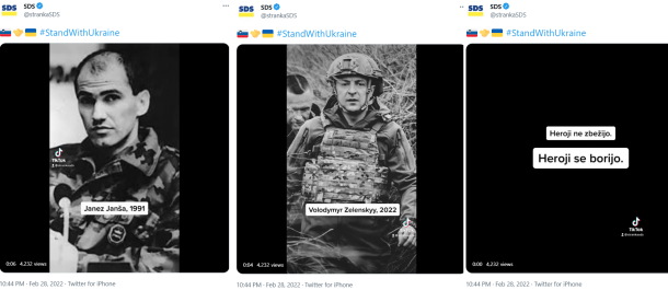 “Zloraba vojne v Ukrajini, kakršno izvaja slovenska vlada za spopad z opozicijo pred volitvami z uporabo zelo podobne retorike, kot jo sicer uporablja agresor v tej vojni, je resnično degutantna”- Andraž Zorko je na Twitterju zapisal, da je vse skupaj “po domače povedano za kozlat”