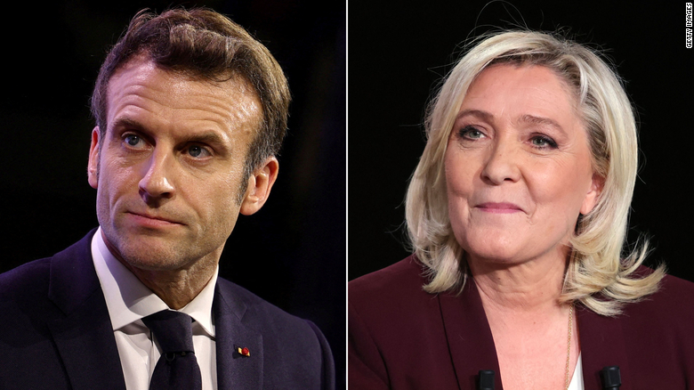 Volitve v Franciji je zaznamovala precej nizka udeležba – V drugi krog dosedanji predsednik Emmanuel Macron in skrajna desničarka Marine Le Pen