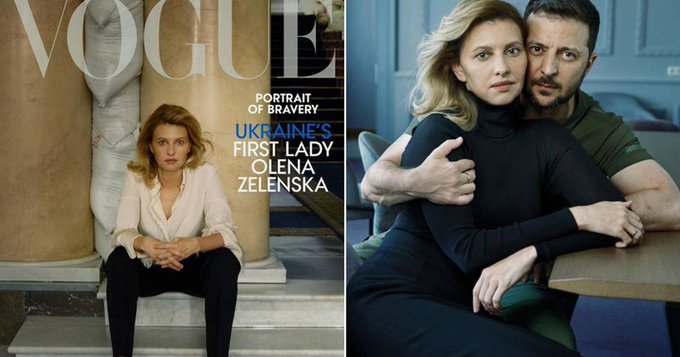 (VIDEO) “Še vedno ni Melania” – Kontroverzna poteza prve dame Ukrajine Olene Zelensk in predsednika Volodimirja Zelenskega, ki sta se fotografirala  za znano modno revijo “Vogue” ni prejela najboljših kritik