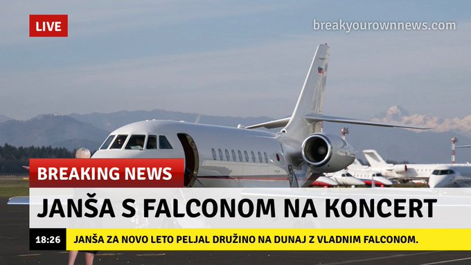 “Mi ne bomo nikoli več od navadne vukojebine,” ali zakaj ostaja vladni falcon nočna mora vseh slovenskih vlad – Na desni naredili simulacijo, “kako bi poročali MSM mediji”, če bi na Dunaj potoval Janez Janša