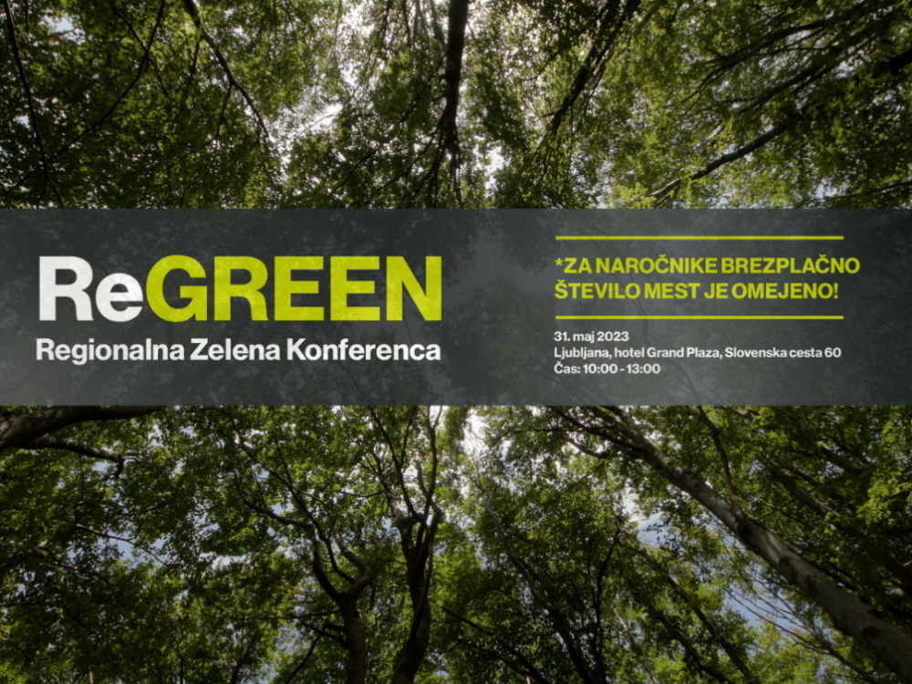 Konferenca ReGreen: Slovenija zamuja pri projektih obnovljivih virov energije