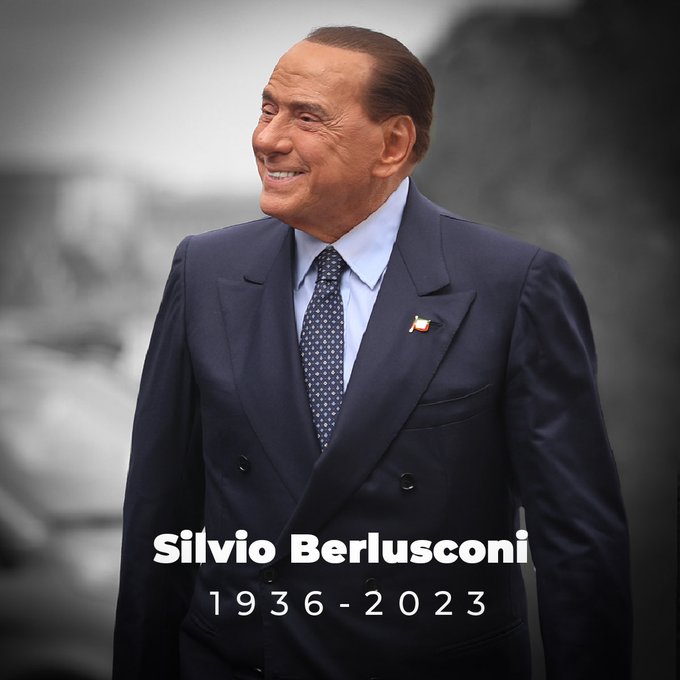 “A Dio, Silvio” – Silvio Berlusconi, štirikratni predsednik vlade. je bil najbolj trdoživ italijanski politik znan pod vzdevkom vitez