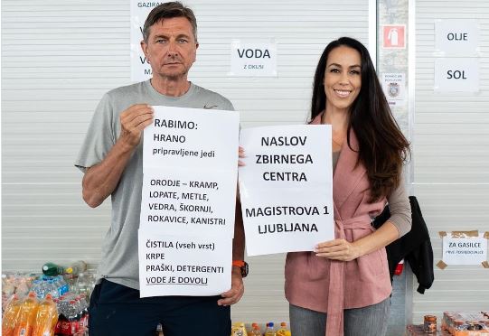 Ne, ni fotomontaža – Borut Pahor in Tina Gaber skupaj …na Instagramu