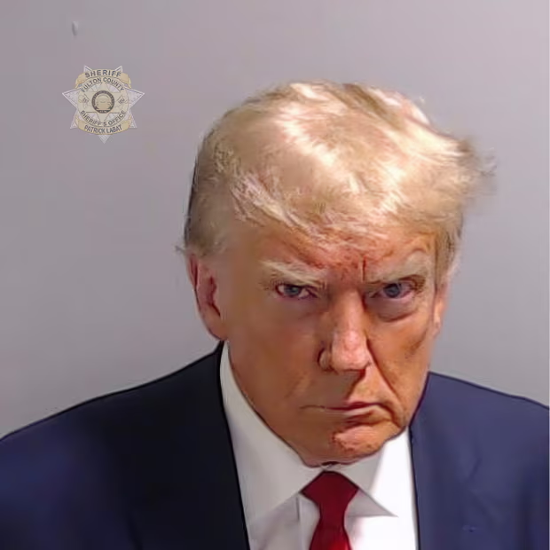 Donald Trump se je predal v zaporu v Fultonu zaradi volilnih obtožb  – Trumpu so vzeli prstne odtise, ga fotografirali in zabeležiti njegovo težo, več kot 215 funtov ali 97,5 kilogramov