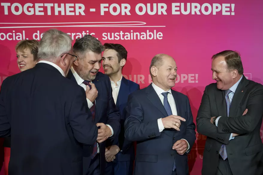 (VIDEO) Scholz opozarja na vzpon desničarskih populistov pred evropskimi volitvami