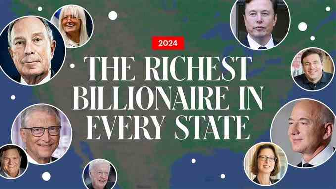 Lestvica najbogatejših: Forbes iskal miljardeje po zveznih državah ZDA – Njaveč jih je našel v Kalifornii  (Golden State), ki se ponaša s 197 milijarderji, sledita New York s 139 in Florida s 107