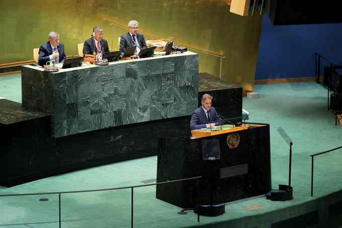 Robert Golob do konca prihodnjega tedna na službeni poti, na sedežu ZN v New Yorku