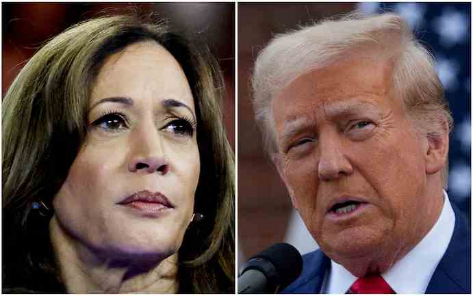 “Mrtva tekma”- Donald Trump in Kamala Harris sta v zadnji nacionalni anketi NBC News na mrtvi točki