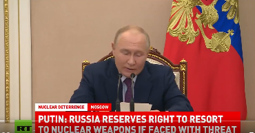 (VIDEO) Smo na pragu tretje svetovne vojne? – Vladimir Putin je pravkar napovedal, da bo uporabil jedrsko orožje, če bodo rakete izstreljena proti Rusiji